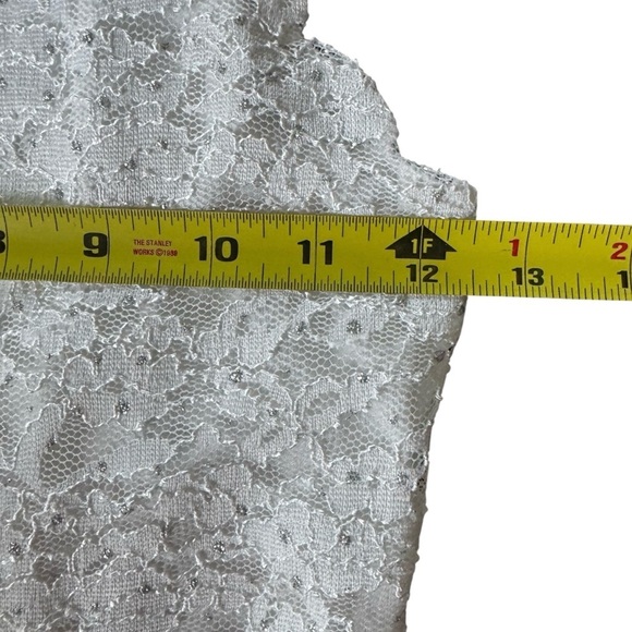 Speechless High Low Floral Dress Lace Embellished Sleeveless Girls 10-12 - Picture 6 of 10